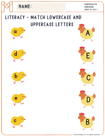 Little Finds Big - kindergarten worksheet preview
