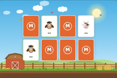 Piggy Pairs memory game preview