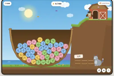 Piggy Pop color matching and addition game preview